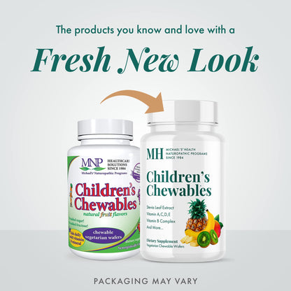Michael's Health Naturopathic Children's Chewables – Fruit Punch, 60 Wafers, Kosher