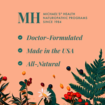 Michael's Health Naturopathic Sugar Metabolism Factors – 90 Vegetarian Tablets, Insulin Production Support, Vegetarian Gluten Free Kosher – 15 Servings