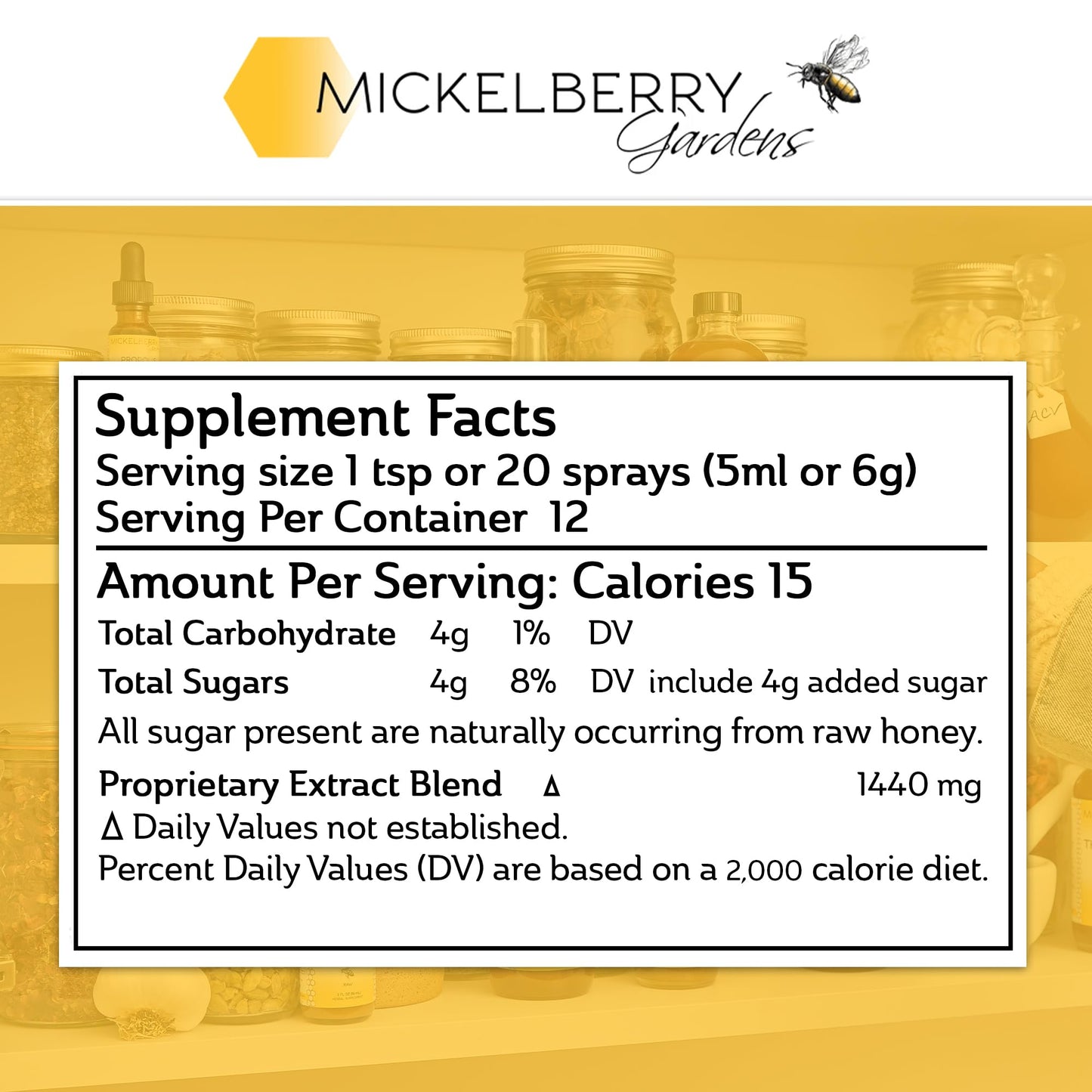 Mickelberry Gardens Relaxation Honey Spray – Natural Sleep Support (2 oz, Pack of 2)