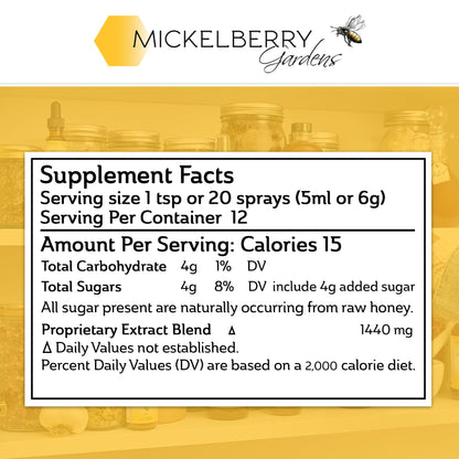 Mickelberry Gardens Relaxation Honey Spray – Natural Sleep Support (2 oz, Pack of 2)
