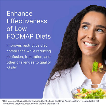Microbiome Labs FODMATE Digestive Enzymes for Women & Men — Low FODMAP Support (120 Capsules) BritishVita | Premium UK Vitamins & Wellness Supplements