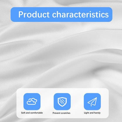 120 Pack Microfiber Cleaning Cloths for Glasses 5.5x5.5 - White & Reusable
