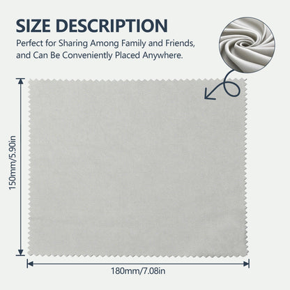 30 Pack Microfiber Cleaning Cloths – Glasses, Screens, Cameras, 7x6 in, Black & Gray, Reusable