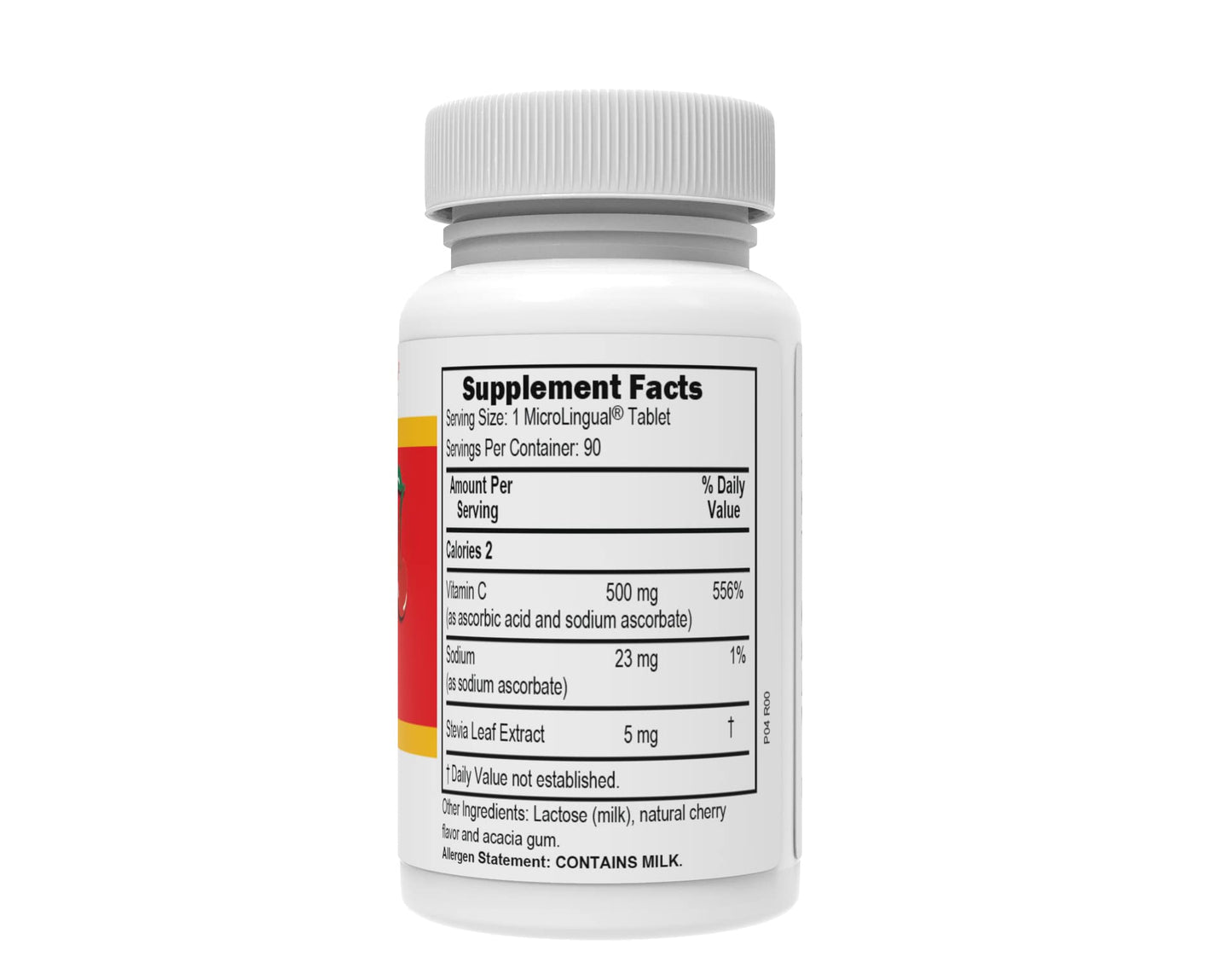 Superior Source Vitamin C 500 mg Sour Cherry Melts - Sublingual 90 Tablets for Immune Support