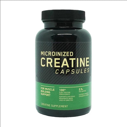 Micronized Creatine Monohydrate Capsules – 2.5g, 60 Count for Muscle Building