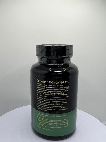 Micronized Creatine Monohydrate Capsules – 2.5g, 60 Count for Muscle Building