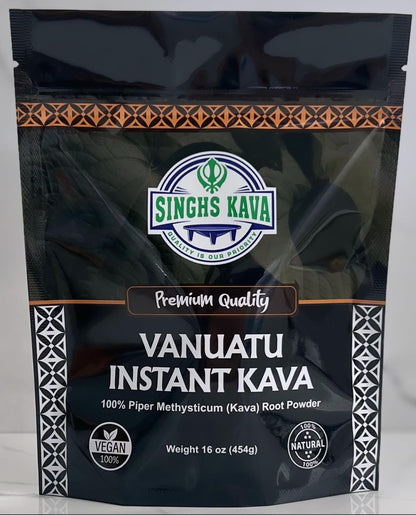 Micronized Instant Kava Powder (Vanuatu Borongoru, 16oz)