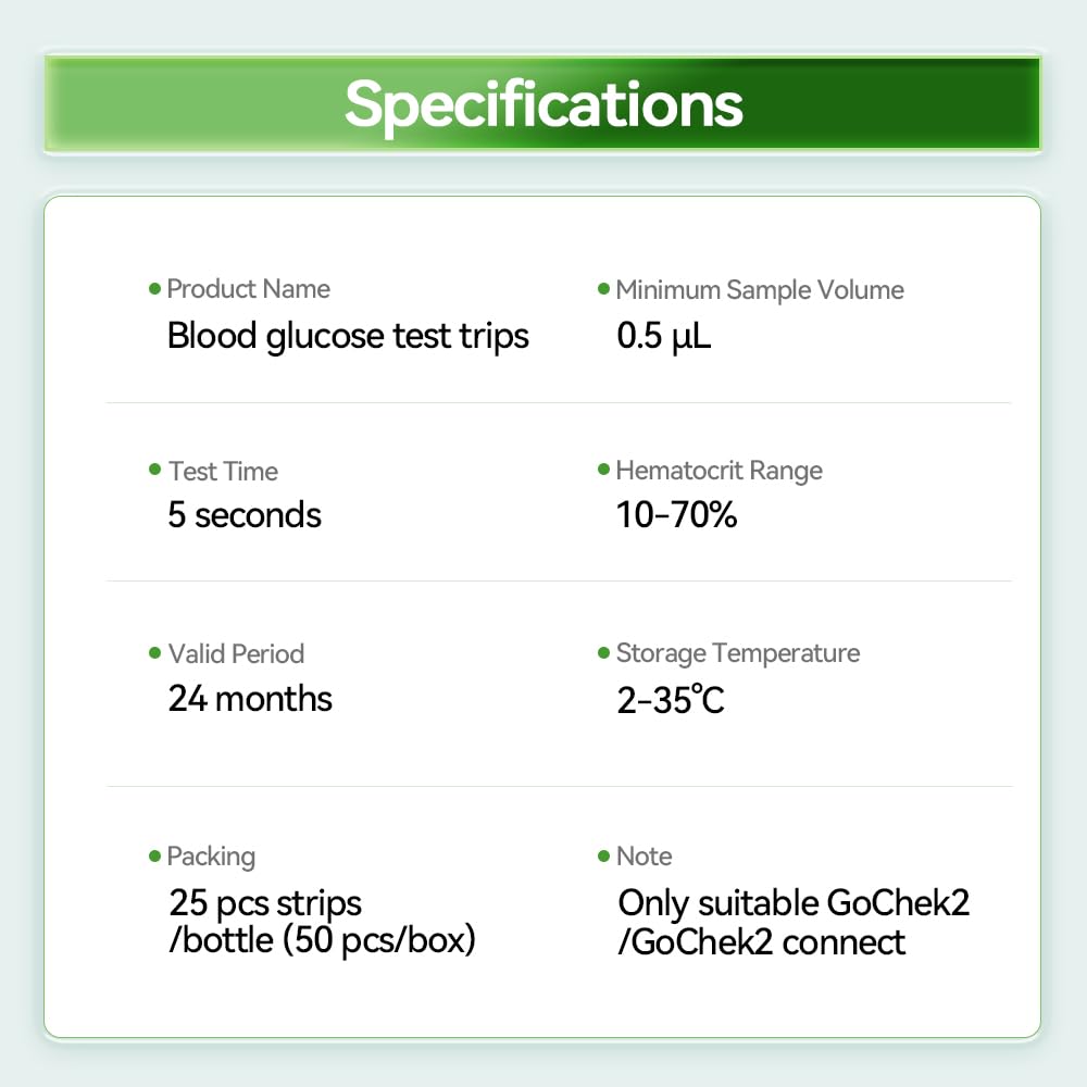 MicroTech Blood Glucose Test Strips & Lancets for GoCheck2 – 200 Count, 180-Day Opening Valid