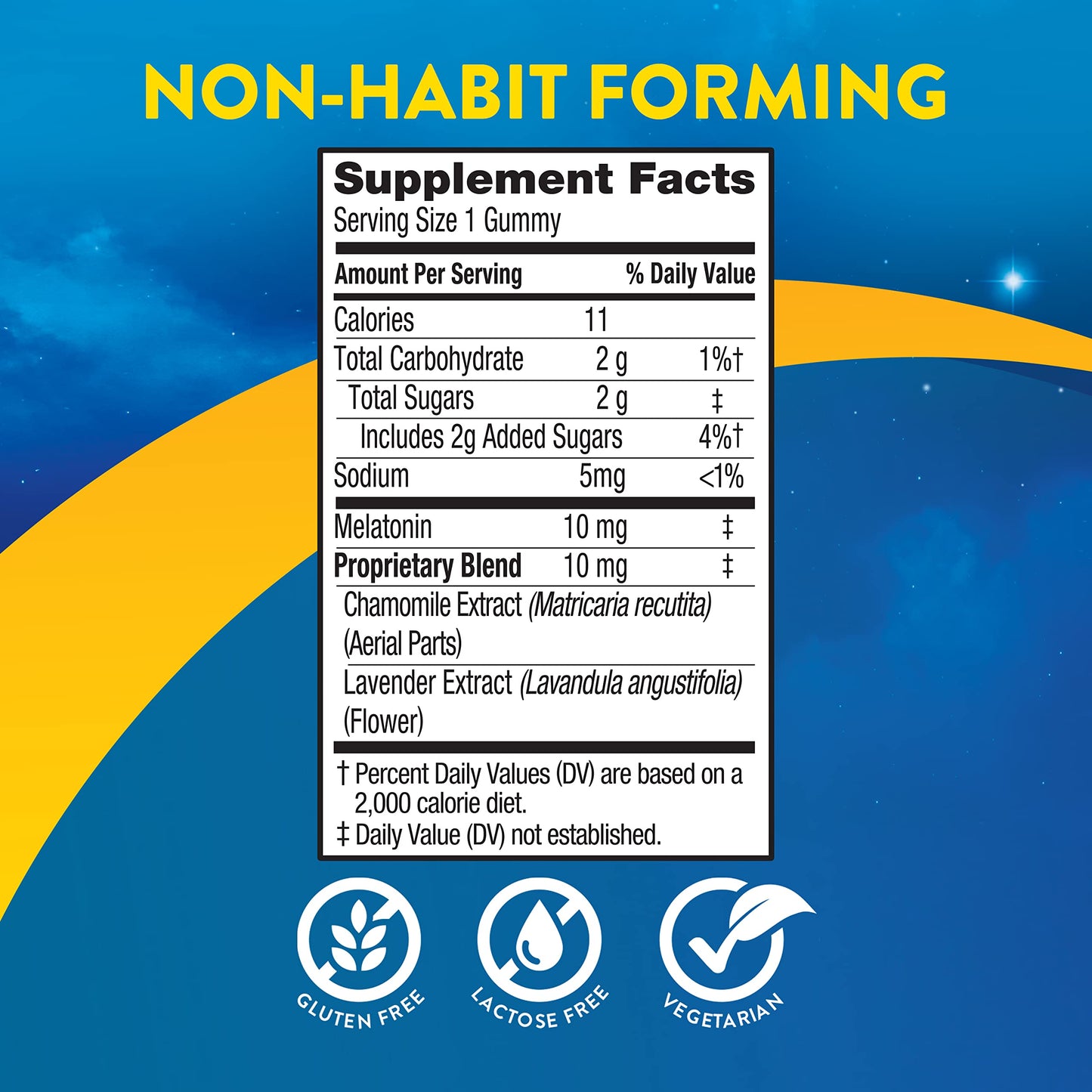 MidNite Deep Sleep Extra Strength 10 mg Melatonin Gummies – Drug-Free Sleep Aid for Adults (36 Gummies)
