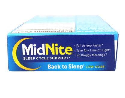 MidNite Sleep Aid for Occasional Sleeplessness — 4-Pack, 30 Cherry Chewables Each