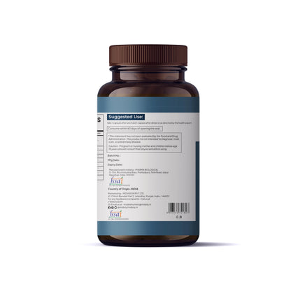 Miduty KSM-66 Ashwagandha + Organic Sea Kelp - L-Tyrosine, Iodine - 60 Capsules