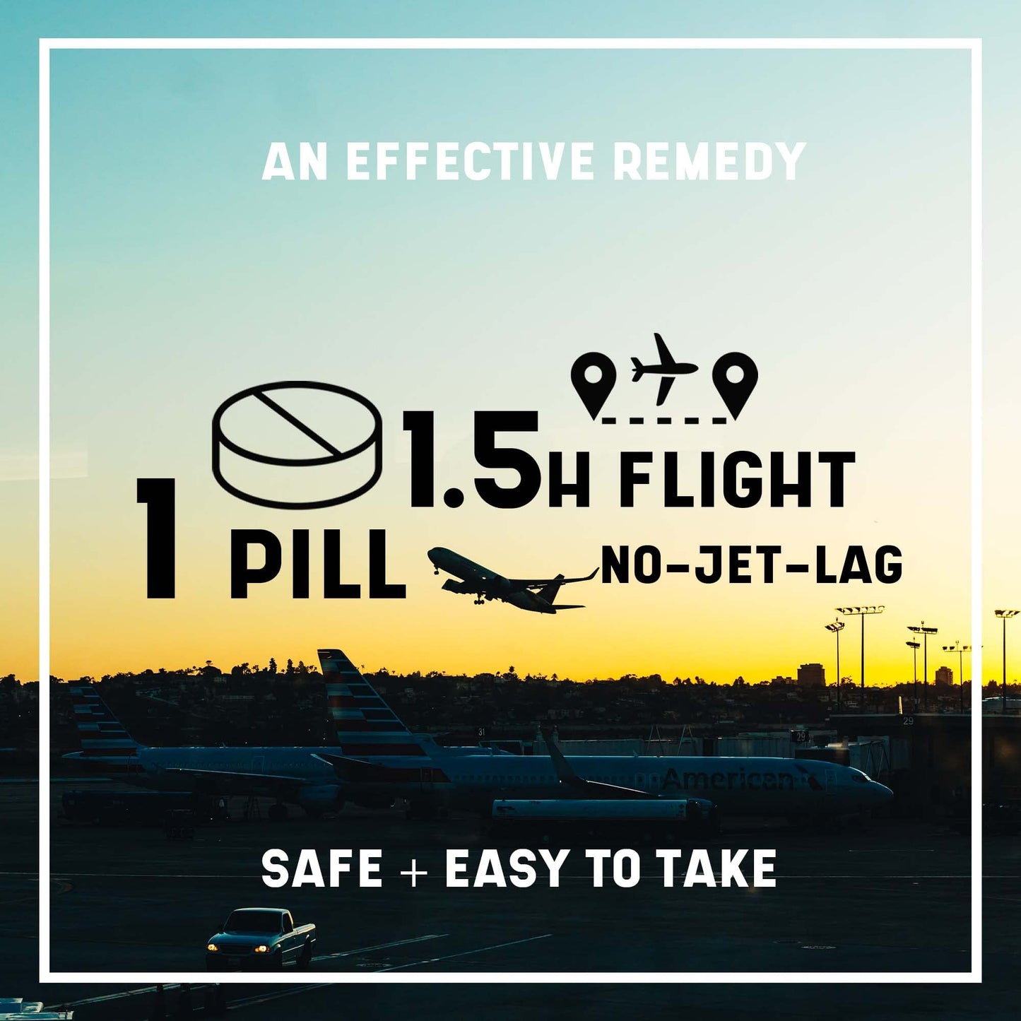 Miers Labs NO Jet Lag – Homeopathic Jet Lag Remedy, 2 Pack, 64 Chewables, Plant-Based