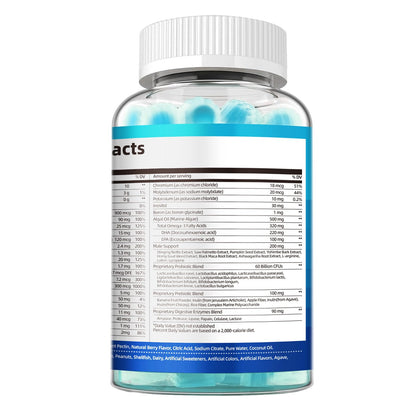 Migcopat Multivitamin for Men – Sugar-Free Berry Gummies with Omega-3 & Probiotics