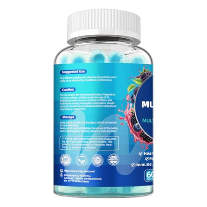 Migcopat Multivitamin for Men – Sugar-Free Berry Gummies with Omega-3 & Probiotics