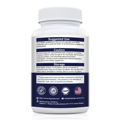 Migcopat Probiotics for Digestive Health – 80B CFU, Prebiotics, Postbiotics & Digestive Enzymes