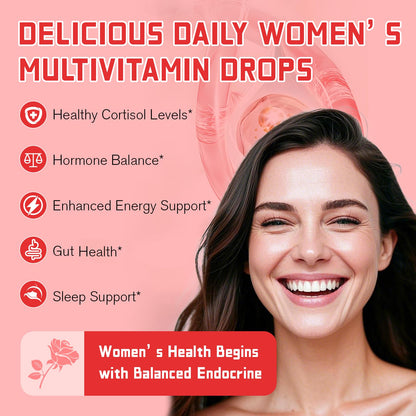 Migcopat Women Endocrine Superfood Drops | Cortisol Balance & Hormonal Support