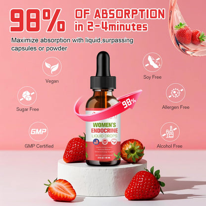 Migcopat Women Endocrine Superfood Drops | Cortisol Balance & Hormonal Support