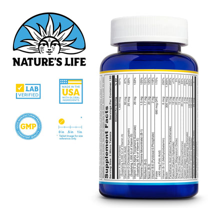 Nature's Life Mighty Mini Vite | Daily Multivitamin for Women & Men