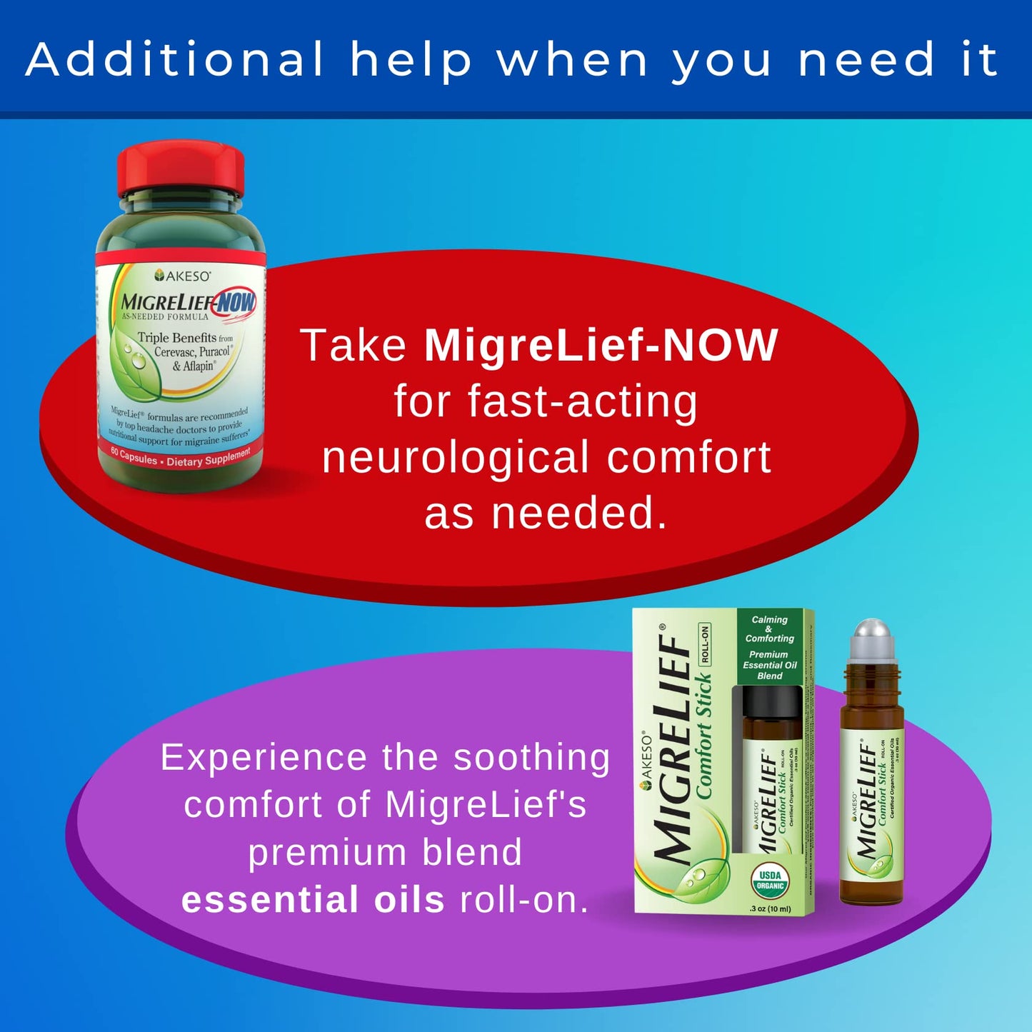 MigreLief Original Triple Therapy with Puracol – 60 Caplets | Nutritional Support for Migraine Sufferers