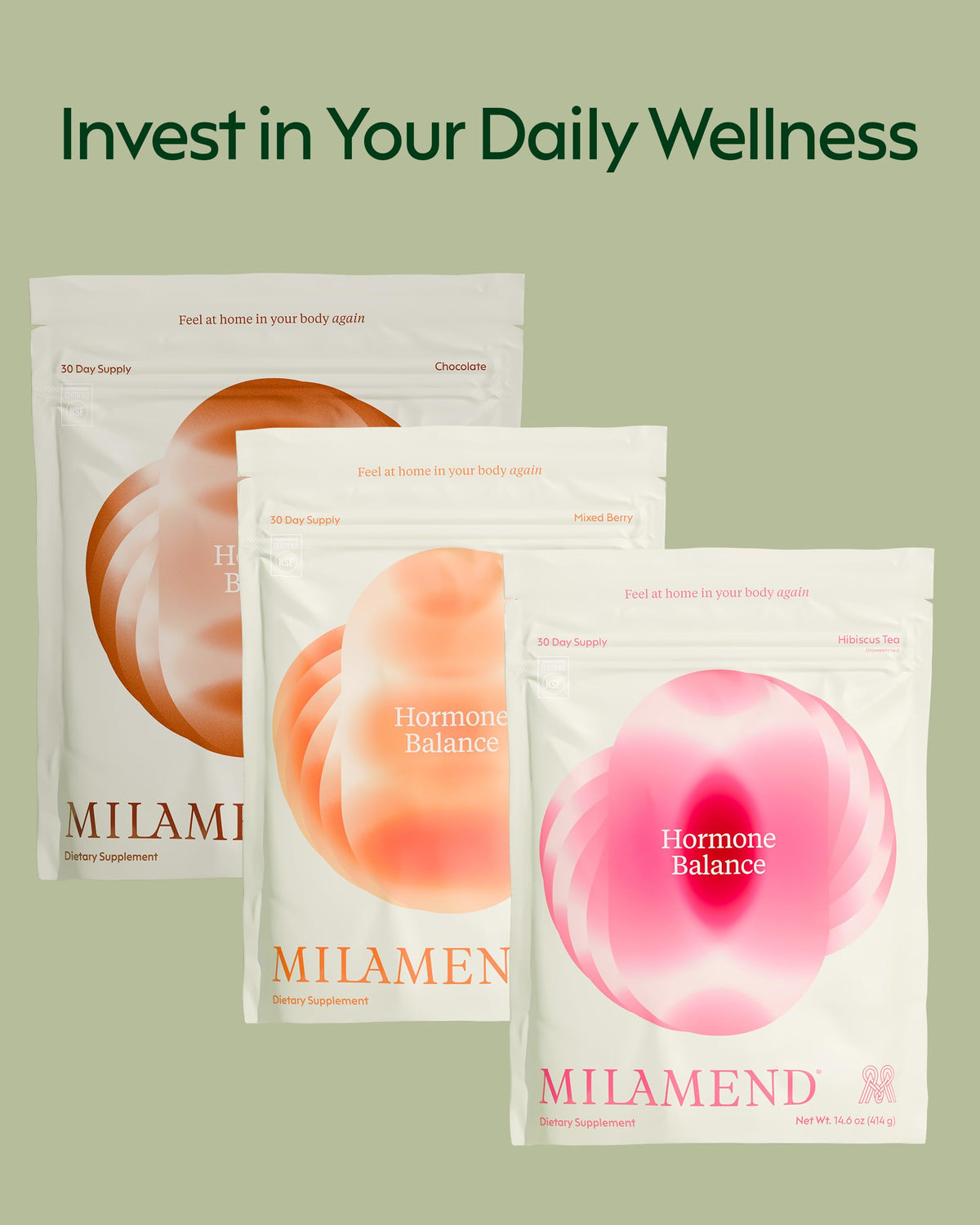 milamend Hormone Balance for Women 40:1 Myo-Inositol D-Chiro Inositol + CoQ10 – Cycle & Fertility Support (30-Day Hibiscus Tea Powder) BritishVita | Premium UK Vitamins & Wellness Supplements