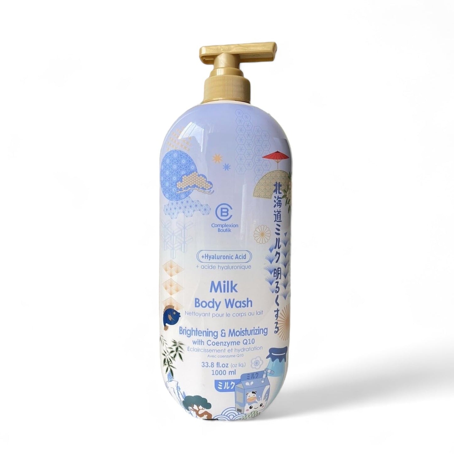 Milk Body Wash with Hyaluronic Acid & Q10 - Nourishing, 33.8 fl oz - Complexion Boutik
