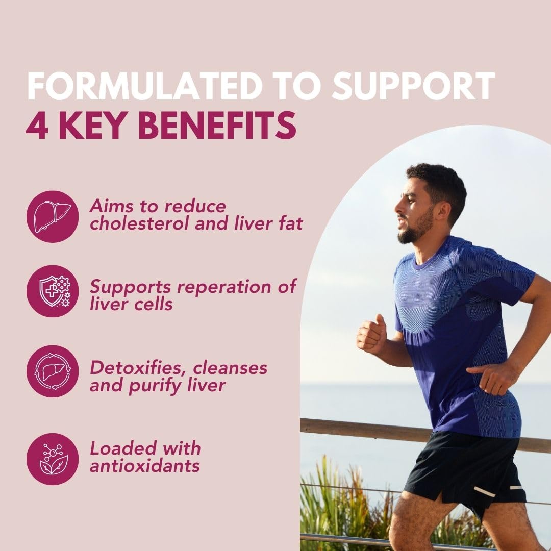 Unique Formula Liver Support – Herbal Detox with Milk Thistle (90 Capsules)