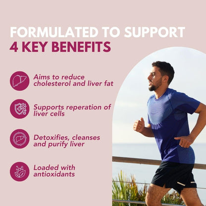 Unique Formula Liver Support – Herbal Detox with Milk Thistle (90 Capsules)