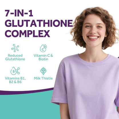 Doctor's Recipes Glutathione 500 mg - 60 Vegan Capsules | Liver & Immune Support