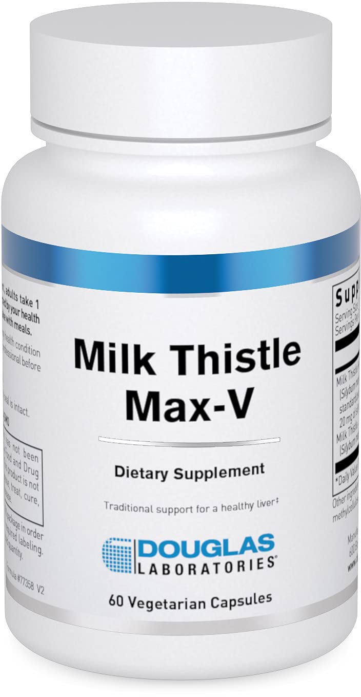 Douglas Laboratories Milk Thistle Max-V - Liver Support Supplement | 60 Capsules