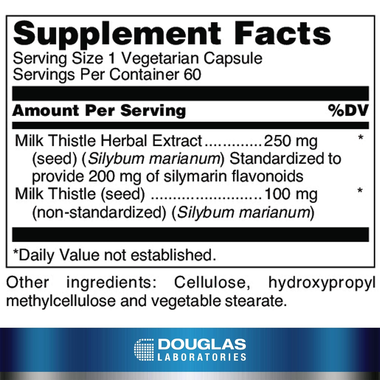 Douglas Laboratories Milk Thistle Max-V - Liver Support Supplement | 60 Capsules