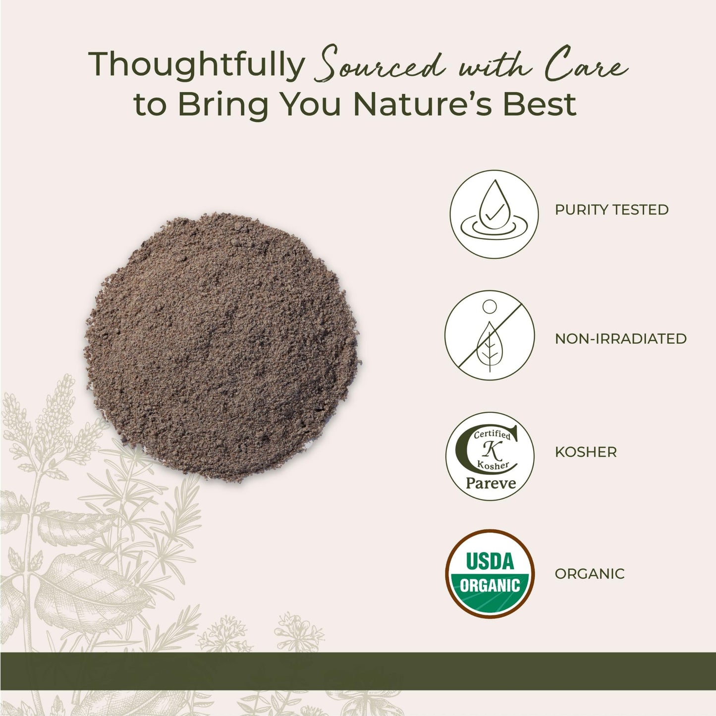 Starwest Botanicals Organic Milk Thistle Seed Powder - Ground Milk Thistle, Kosher & Non-GMO, 1 lb Bulk