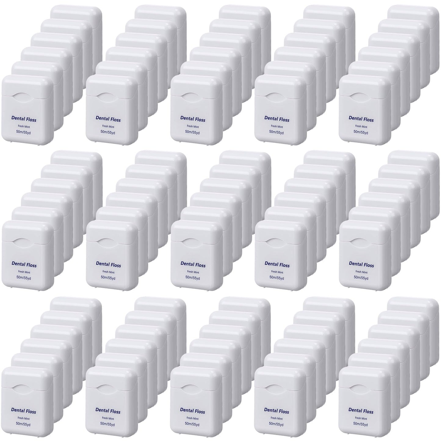 Mimorou 96 Pack Mint Dental Floss – 50m Each, Travel Oral Care for Teeth & Gum Protection