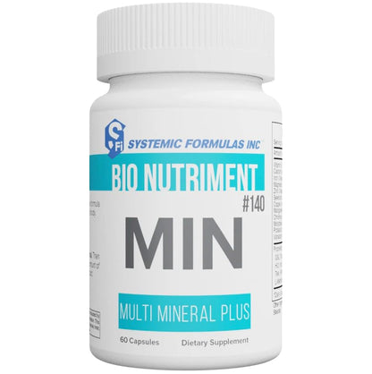 MIN #140 Multi Mineral Plus – 60 Capsules | Systemic Formulas