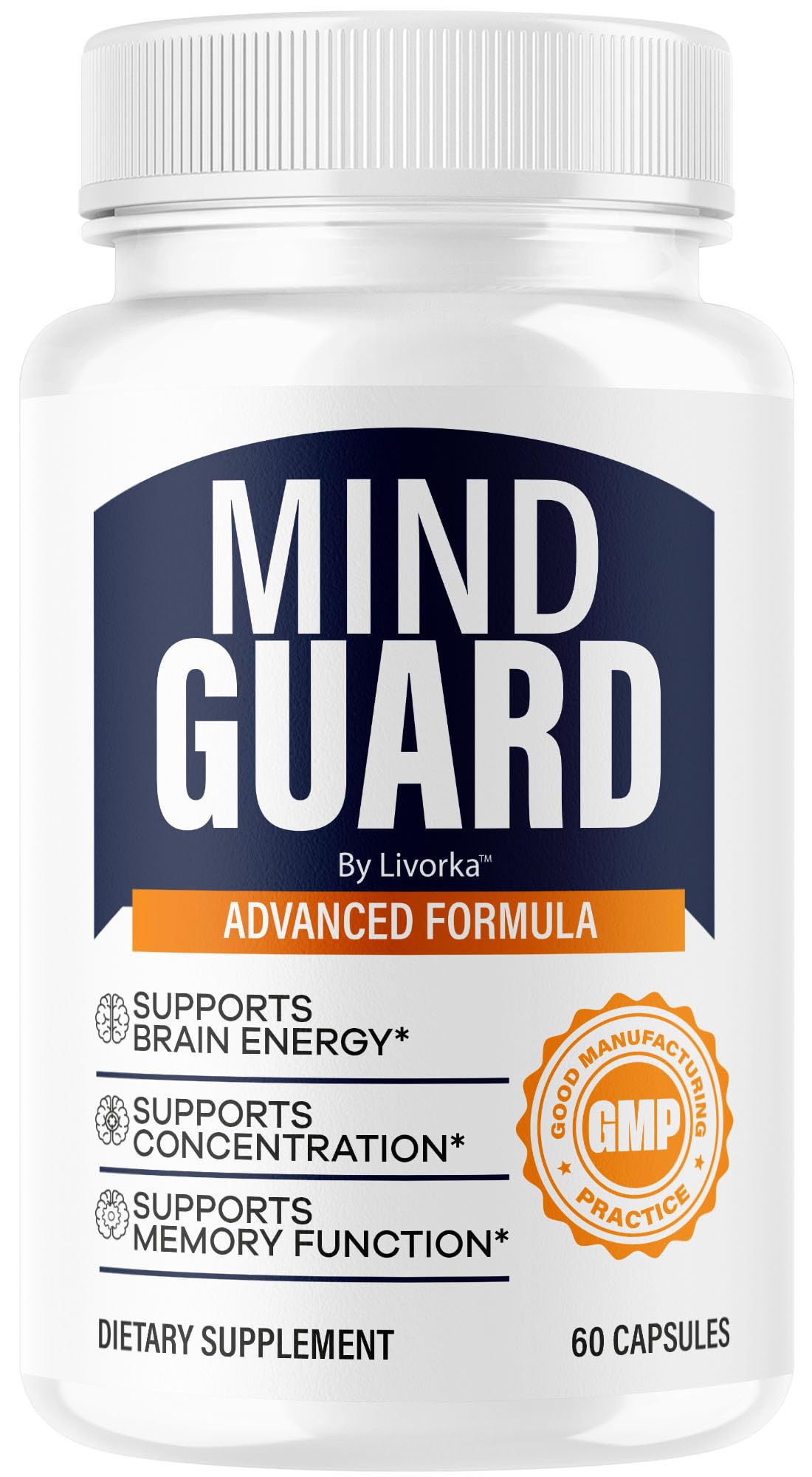 Mind Guard Brain Supplement - Advanced Memory & Focus Support | 60 Capsules