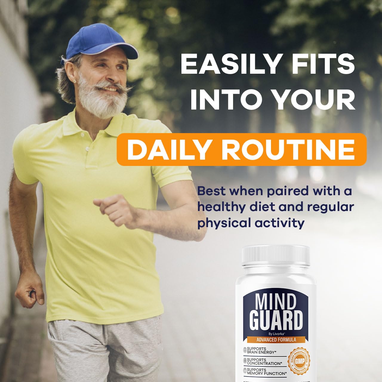 Mind Guard Brain Supplement - Advanced Memory & Focus Support | 60 Capsules