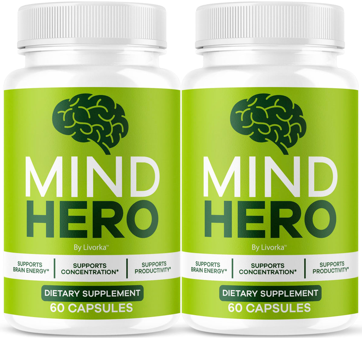 Mind Hero Capsules – 2-Pack Brain Health & Memory Support BritishVita | Premium UK Vitamins & Wellness Supplements