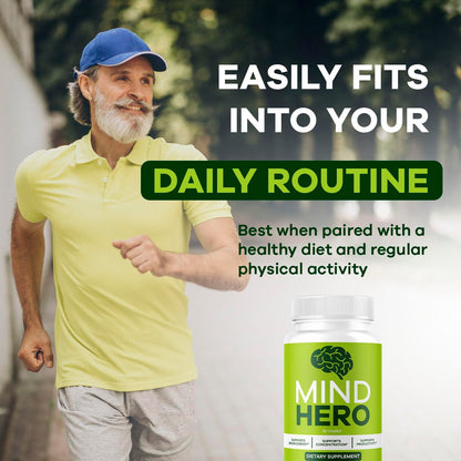 Mind Hero Capsules – 2-Pack Brain Health & Memory Support BritishVita | Premium UK Vitamins & Wellness Supplements