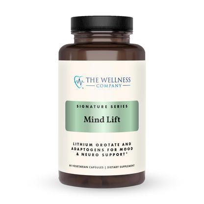 Mind Lift - Mood Boost, Mental Focus, Cognitive Defense - Lithium, GABA, DHA L-Phenylalanine | 60ct (1 Month Supply)
