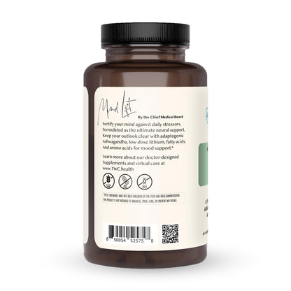 Mind Lift - Mood Boost, Mental Focus, Cognitive Defense - Lithium, GABA, DHA L-Phenylalanine | 60ct (1 Month Supply)