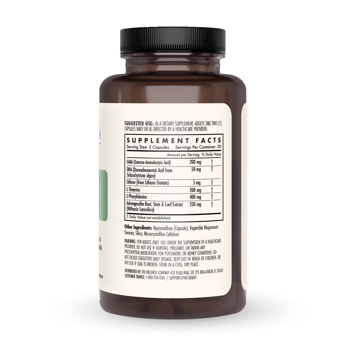 Mind Lift - Mood Boost, Mental Focus, Cognitive Defense - Lithium, GABA, DHA L-Phenylalanine | 60ct (1 Month Supply)