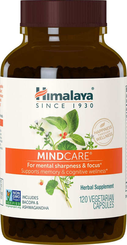 Himalaya MindCare Nootropic Brain Supplement – 1170 mg, 120 Capsules