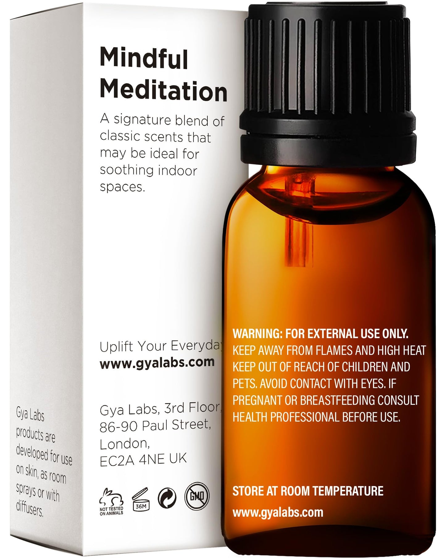 Gya Labs Mindful Meditation Essential Oil Blend - 100% Pure & Undiluted (0.34 Fl Oz)
