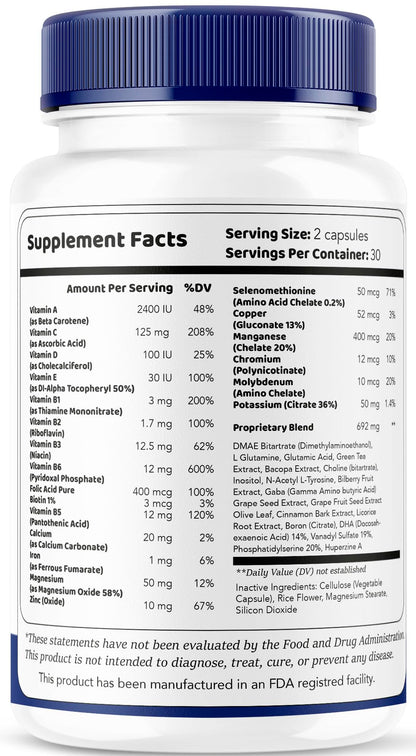 (2 Pack) Mindful Wellness Advanced Brain Savior Capsules | Official Mindful Wellness Supplement