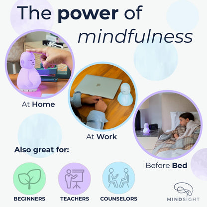 Mindsight Breathing Buddha: Guided Visual Meditation Tool for Mindfulness and Stress Relief