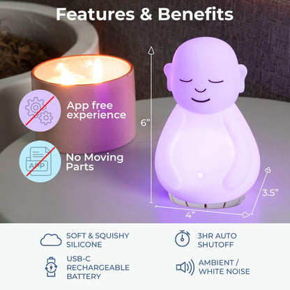 Mindsight Breathing Buddha: Guided Visual Meditation Tool for Mindfulness and Stress Relief