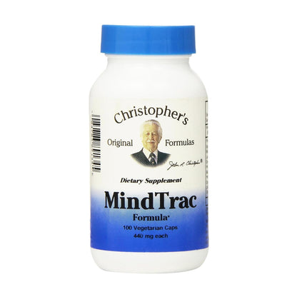 Christopher's Original MindTrac Formula – Natural Mood Support & Memory, 100 Caps