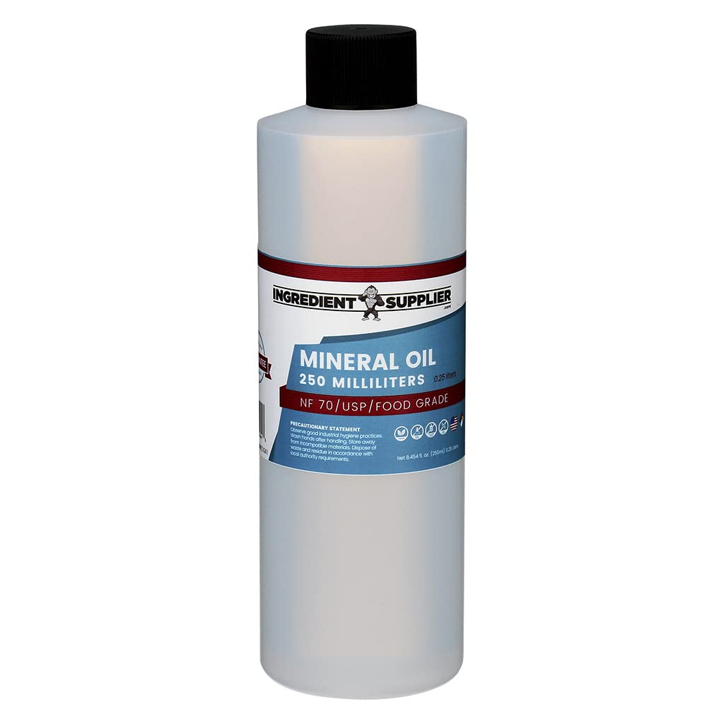 Mineral Oil 250ml USP/NF Grade – Made in USA, Vegan, Non-GMO