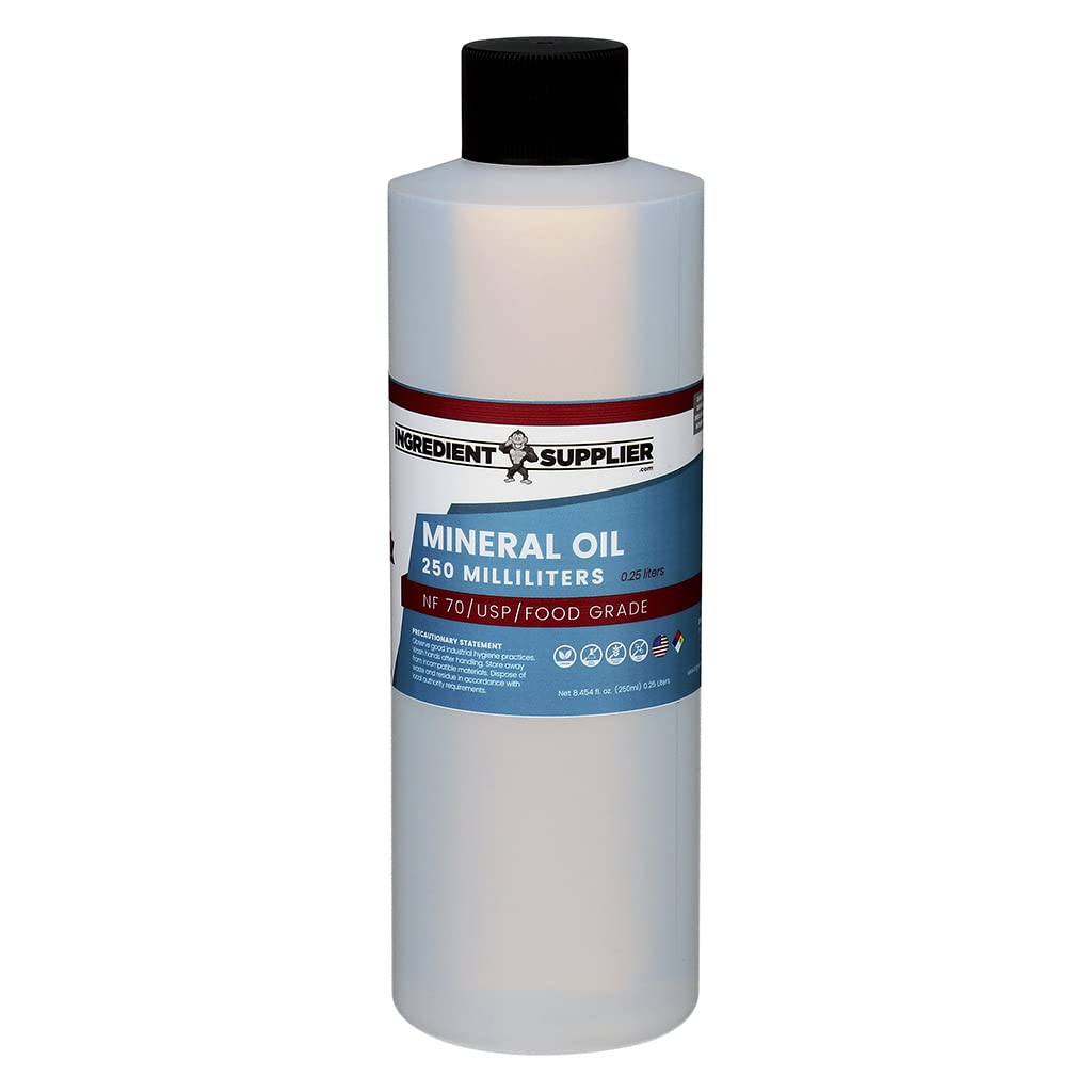 Mineral Oil 250ml USP/NF Grade – Made in USA, Vegan, Non-GMO