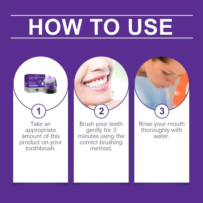 Teeth Restoration Mineral Powder, Mineral Tooth Powder, Dental Restoration Mine RAL Po wder, in Strengthening Teeth and Gums, Protect Gums and Freshen Breath 2pcs