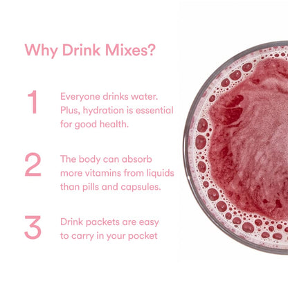 Mixhers Hertime PMS – Sugar-Free Hormonal Health for Women | 15 Strawberry Lemonade Packets